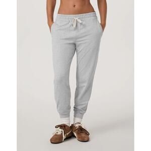 Vuori Performance DreamKnit Joggers Mid-Rise Pale Grey Heather Women's Size XL